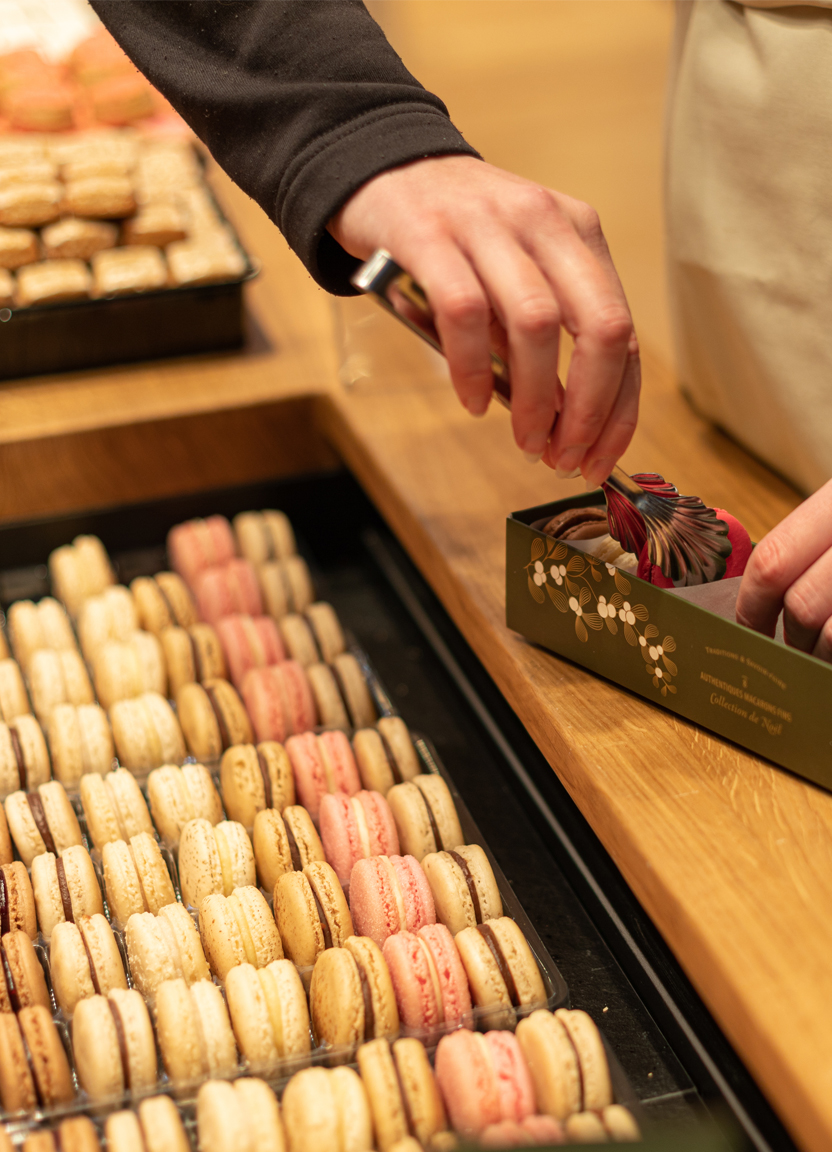 Vente de macarons fins aux professionnels